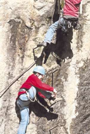 Klettern in der Jakobswand