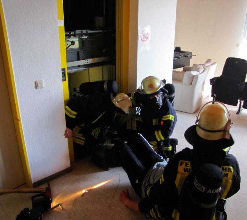 Rettung aus einem Fahrstuhl