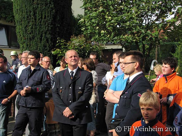 Karsten Fahrt führte die Abordnung der Abteilung Sulzbach an