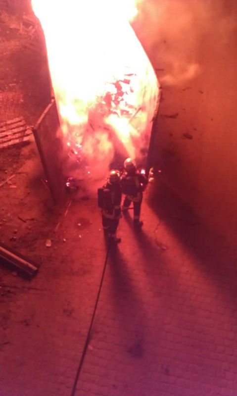 Bei diesem Brandeinsatz verletzte sich Christopher Quintel