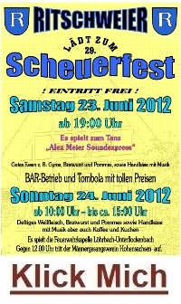 Klick Mich - Scheuerfest Ritschweier 2012