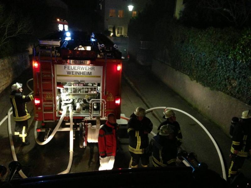 Feuer im Langgassenweg
