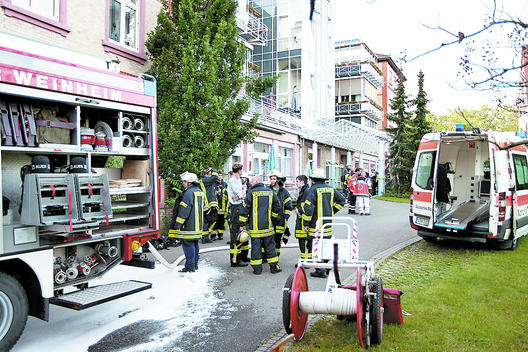 Brand im GRN Betreuungszentrum