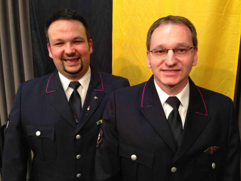 Markus Schäfer und Michael Tilger leiten die Jugendfeuerwehr Weinheim