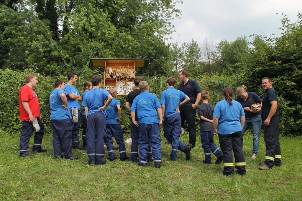 Wenn Kinderträume wahr werden - Berufsfeuerwehrtag bei der Jugendfeuerwehr Weinheim Abt. Lützelsachsen-Hohensachsen