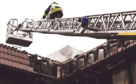 Großbrand im Betreuungszentrum