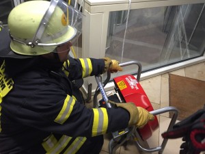 Kleinbrand Hauptstraße Belüftungsmaßnahme