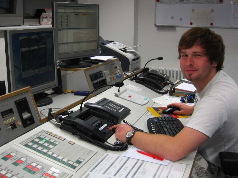 Robin Schmidt Wachhabender Feuerwehr Weinheim