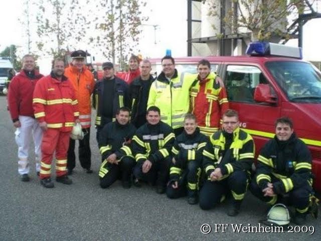Feuerwehr Weinheim DLRG Feuerwehr Birkenau Ausbildung leitende Notärzte Landesfeuerwehrschule Bruchsal