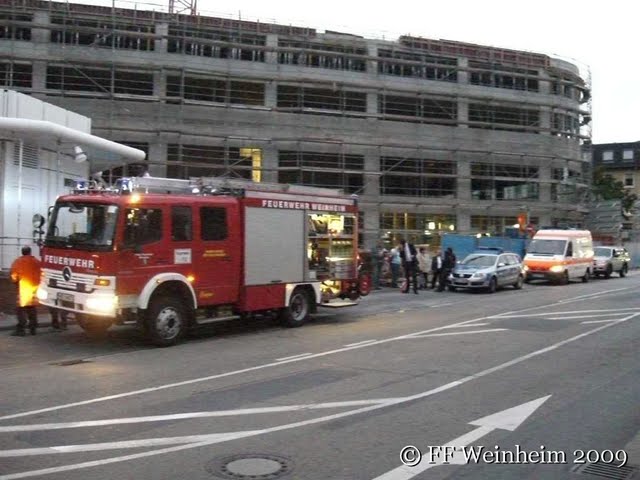 Weinheim Feuerwehr Dürreplatz