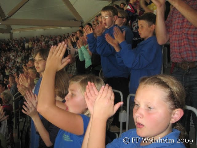 Jugendfeuerwehr Weinheim Lützelsachsen Hohensachsen SAP Arena Mannheim
