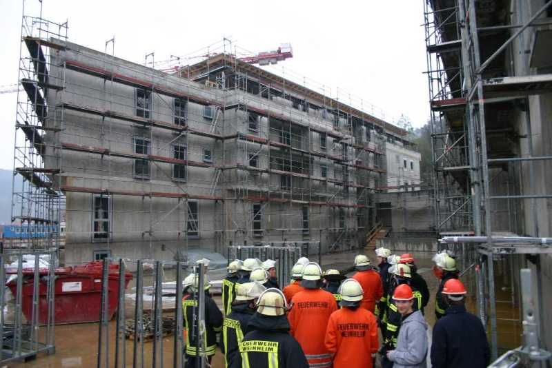 Objektbegehung Schlossbergterrasse Weinheim