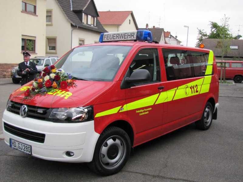 Neuer Mannschaftstransportwagen der Feuerwehr Laudenbach