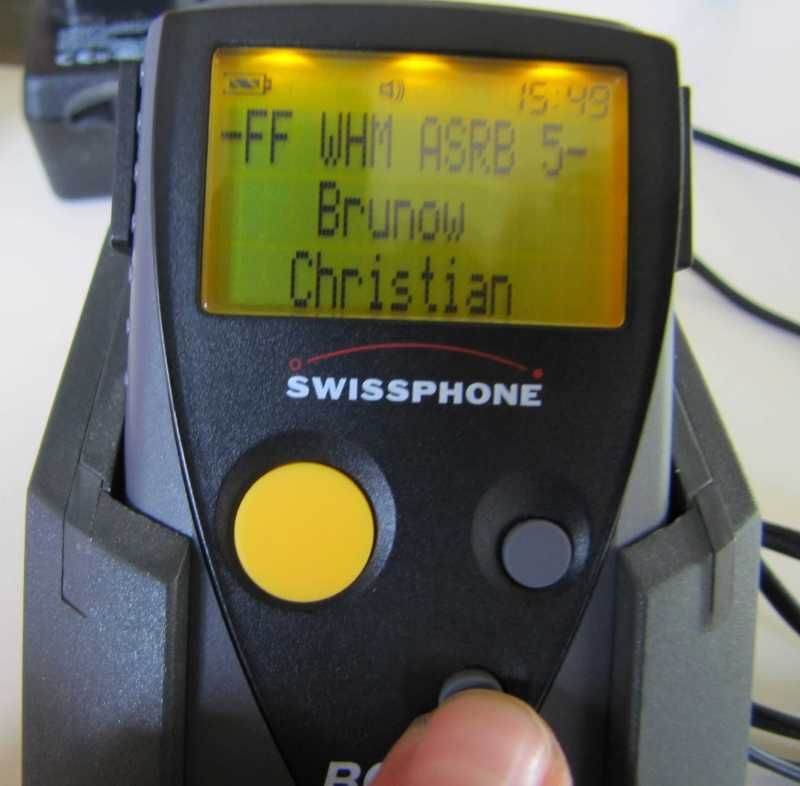 Digitale Funkmelder für die Feuerwehr Weinheim Abteilung Oberflockenbach