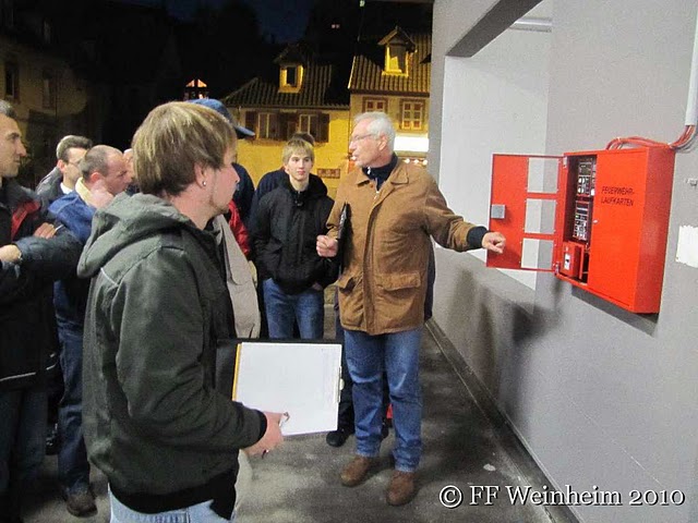 Objektbegehung im Parkhaus Schlossbergterrasse