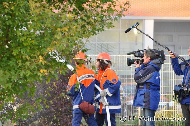 SWR filmt Jugendfeuerwehr Weinheim