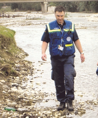 Bernd Guthier Mitglied des Blaulichtstammtisch der Weinheimer Hilfsorganisationen