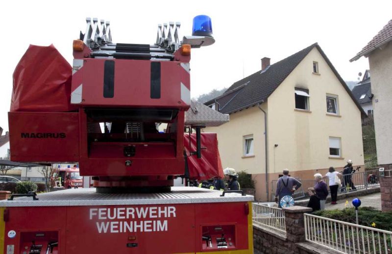 Zimmerbrand in der Waldstraße