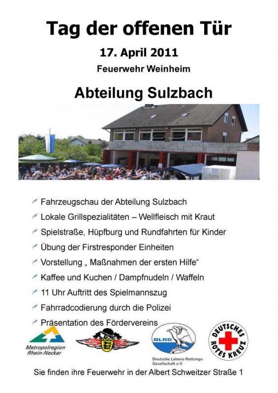 Tag der offenen Tür Sulzbach