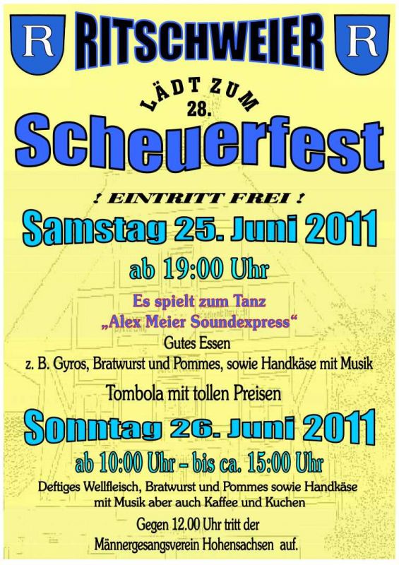 Scheuerfest in Ritschweier