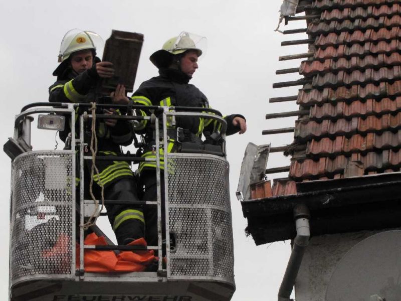 abgedecktes Dach in Sulzbach