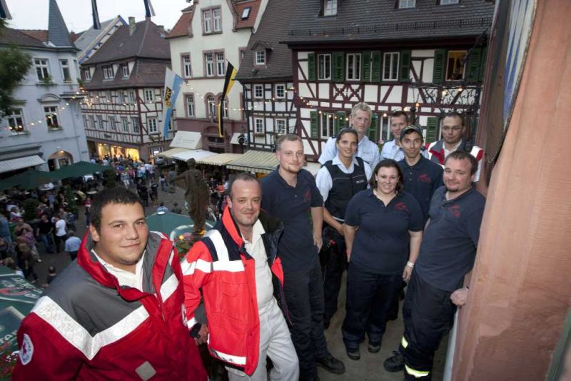 Sicherheitswache am Kerwesamstag