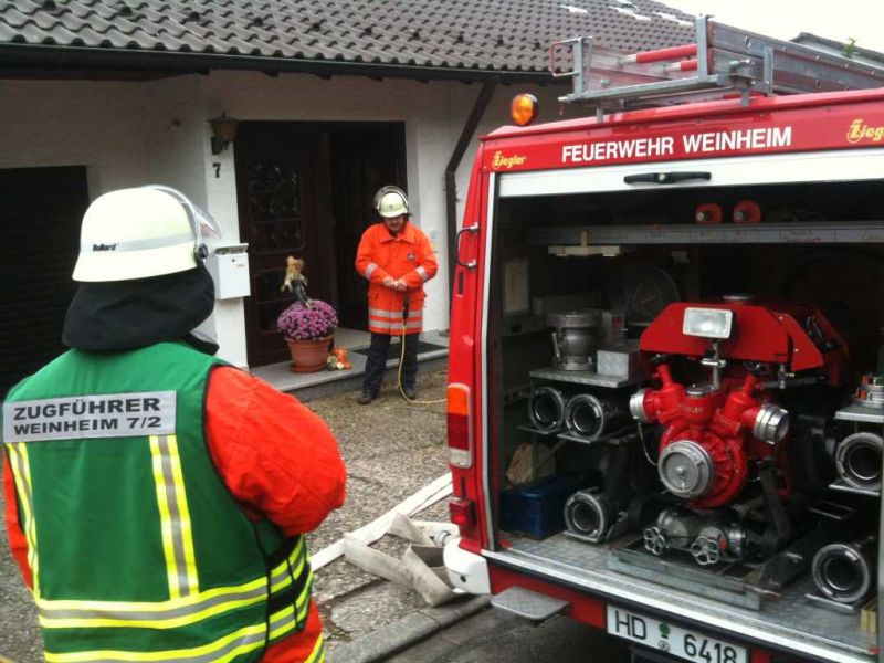 Wassereinsatz in Ritschweier