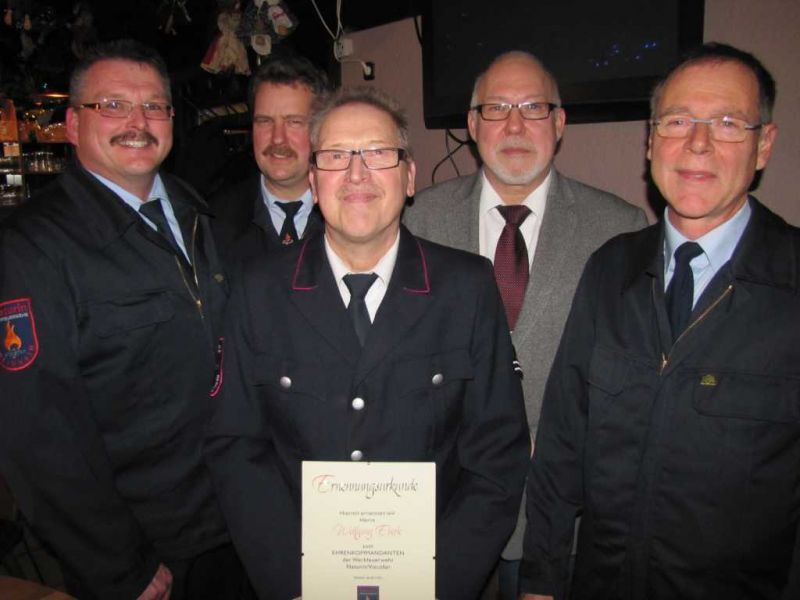 v.l.: Volker Jäger, Reiner Drescher, Wolfgang Eberle, Uwe Seehaus, Ralf Jung