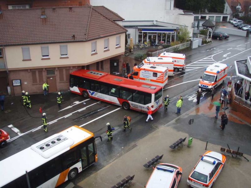 Busunfall am Dürreplatz