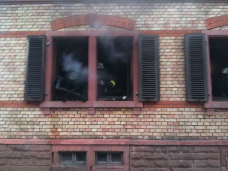 Zimmerbrand in der Moltkestraße