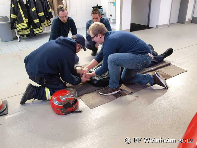Erste Hilfe Ausbildung bei der Abteilung Stadt