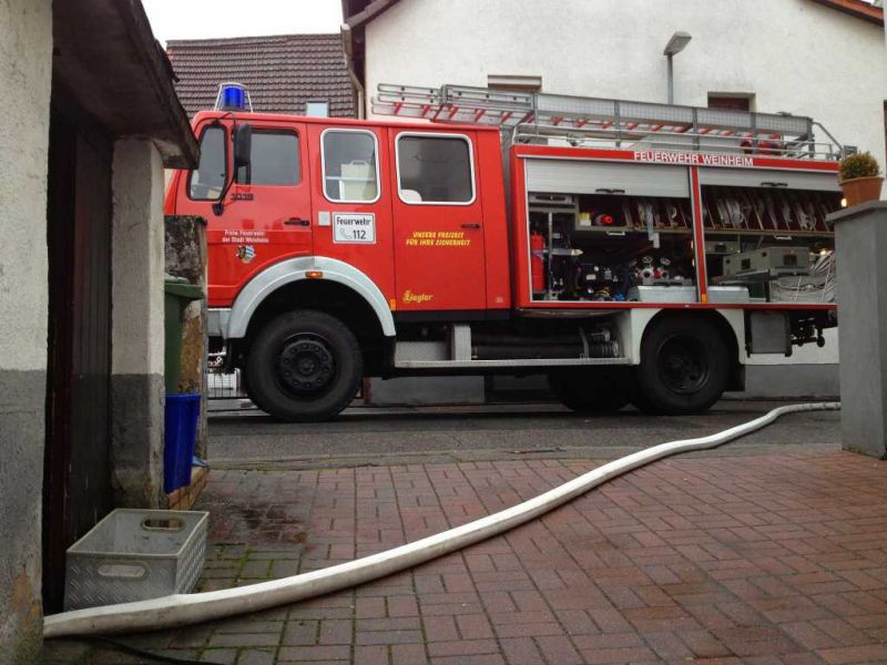 Wasserrohrbruch in der Tannenstraße