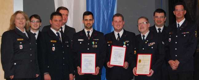 Ehrungen bei der Delegiertenversammlung der Jugendfeuerwehr Rhein Neckar