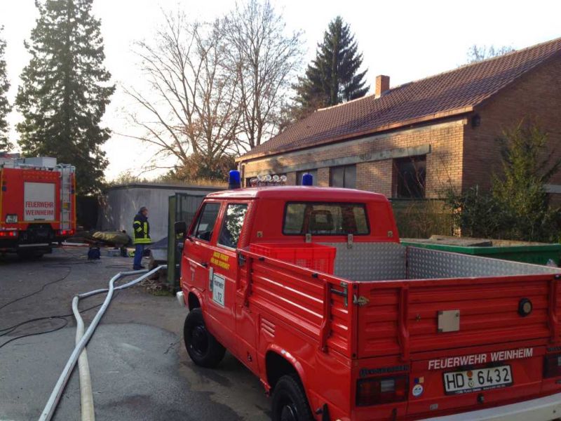 Wasserrohrbruch unter der Leichenhalle
