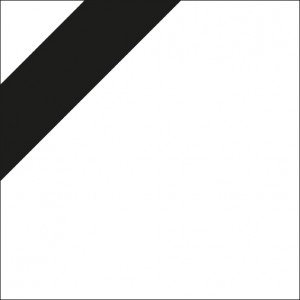 Trauerflor für Erwin Wolfinger