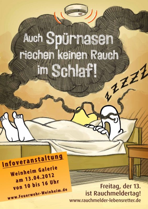 Rauchmelderttag in der Weinheim Galerie