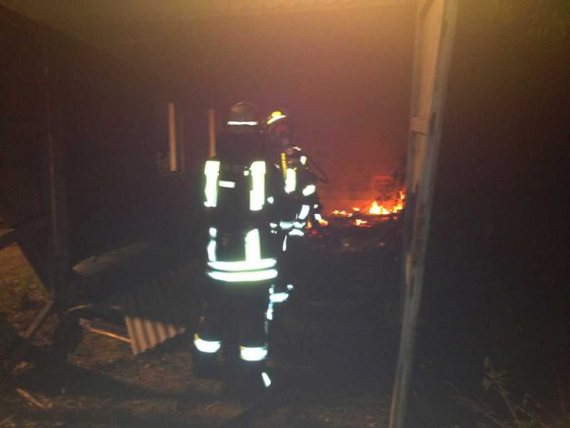 Brand am alten Güterbahnhof