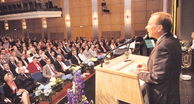 Schirmherr Dr. Diesbach beim Festbankett