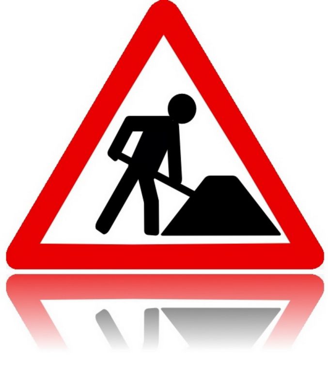 Vollsperrung wegen Baustelle