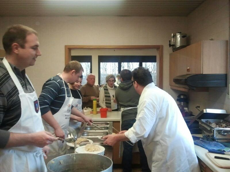 Traditionelles Schlachtfest