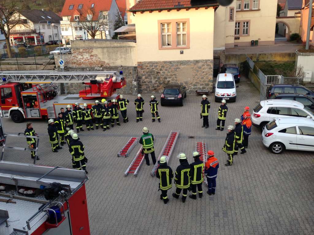 Monatliche Übung bei der Ausbildungsgruppe