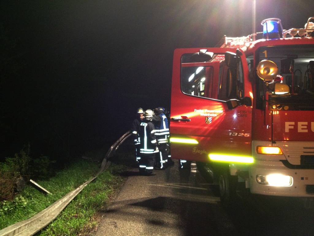 Feueralarm am Marienplatz, Verkehrsunfall auf der A5 und Feuer in der Gewerbestraße
