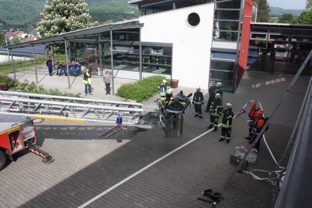 Gemeinsamer Ausbildungstag der Feuerwehr Birkenau und der Feuerwehr Weinheim