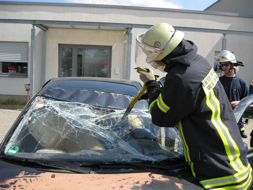 Feuerwehr Weinheim und Birkenau üben länderübergreifend Technische Hilfeleistung - Dritter Praxistag der gemeinsamen Ausbildungsgruppen