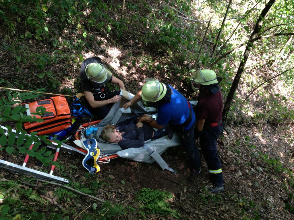 Brandschützer der Abteilung Stadt üben erfolgreich den Ernstfall mit dem Deutschen Alpenverein Sektion Weinheim