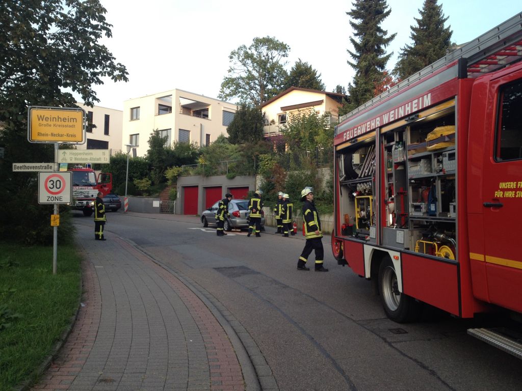 Einsatzreiches Wochenende für die Weinheimer Feuerwehr