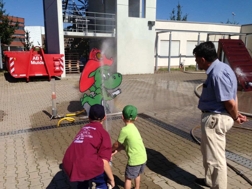 Großer Andrang bei den Ferienspielen der Jugendfeuerwehr Weinheim