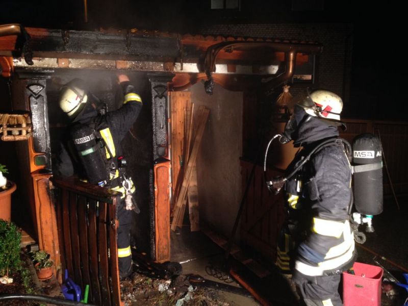 Brandnachschau in Sulzbach