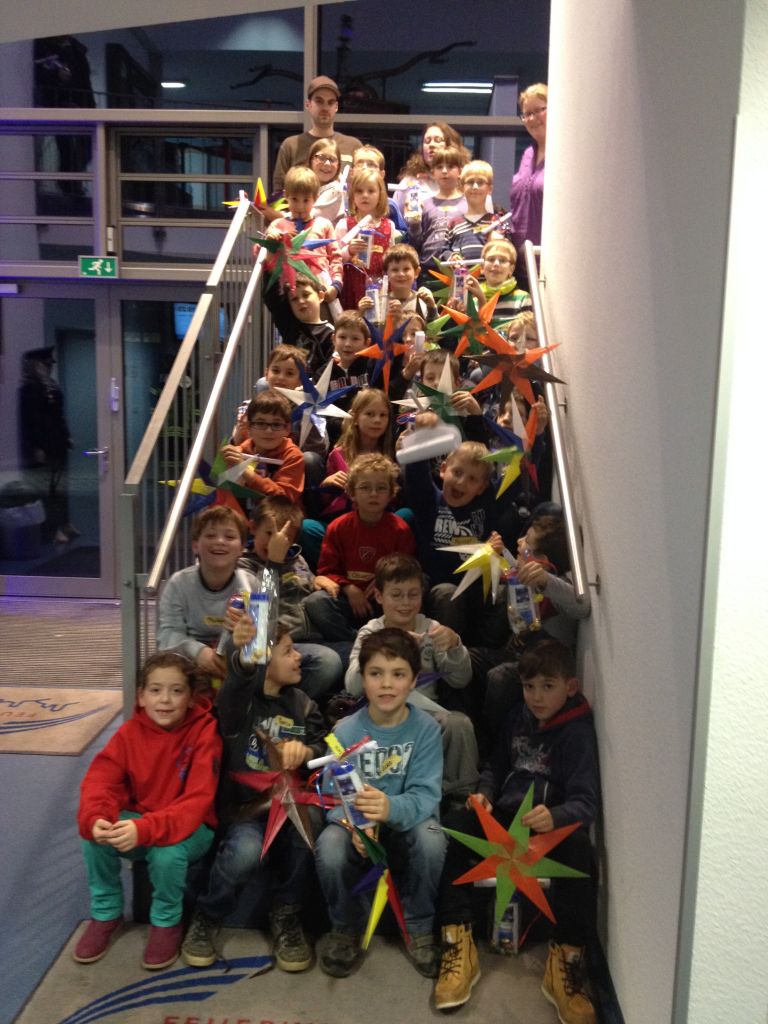 Kinderfeuerwehr der Abteilung Stadt