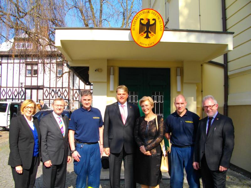 Weinheimer Bernd Guthier mit Technischen Hilfwerk bei Einsatz in Slowenien- Stromausfall nach Starkschnellfällen und Eisregen